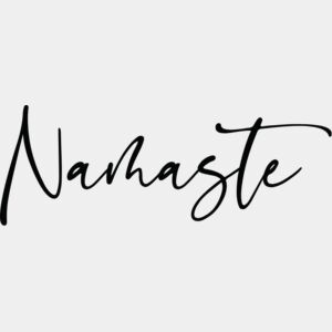 Namaste T-Shirt Heat Transfer Print Thumbnail