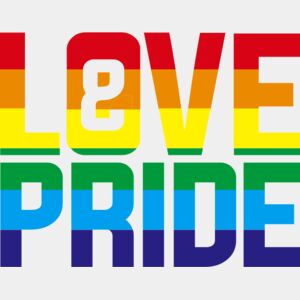 Love And Pride T-Shirt Heat Transfer Print Thumbnail